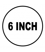 6" Diameter (150mm)