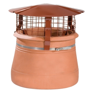 Brewer Birdguard Chimney Cowl/ Terracotta 