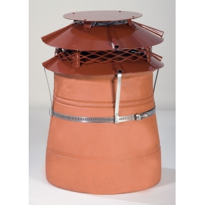 Brewer U.F.O Terracotta Chimney Cowl 